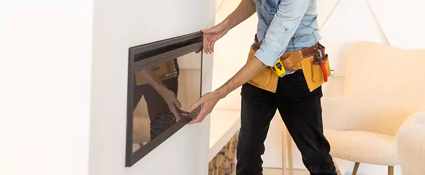 Metal Fireplace Installation in Cedar Falls, Iowa