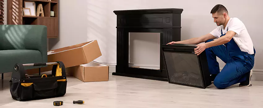 Old Rusted Metal Fireplace Repair And Replacement in Cedar Falls, IA