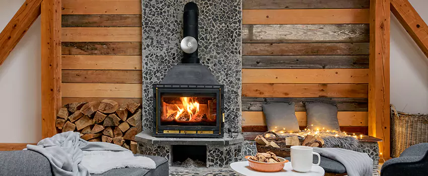 Thelin Hearth Products Direct Vent Gas Stove Fireplace Inspection in Cedar Falls, Iowa