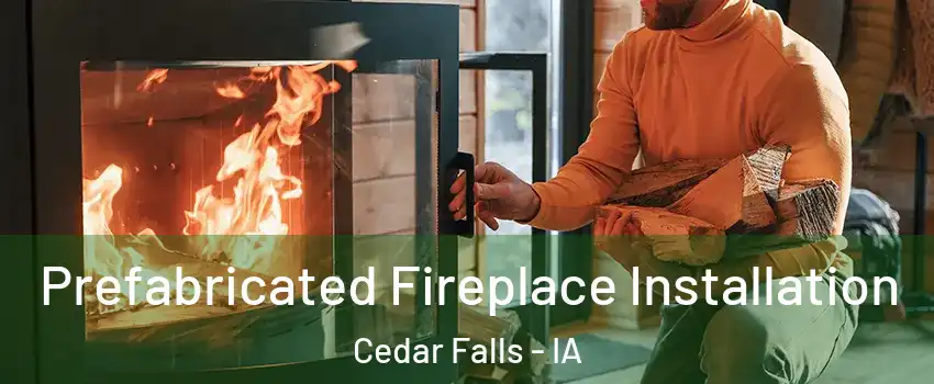  Prefabricated Fireplace Installation Cedar Falls - IA